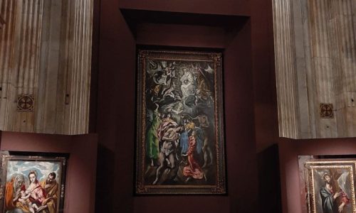 Set-up of the exhibition "The Open Skies. El Greco in Rome"